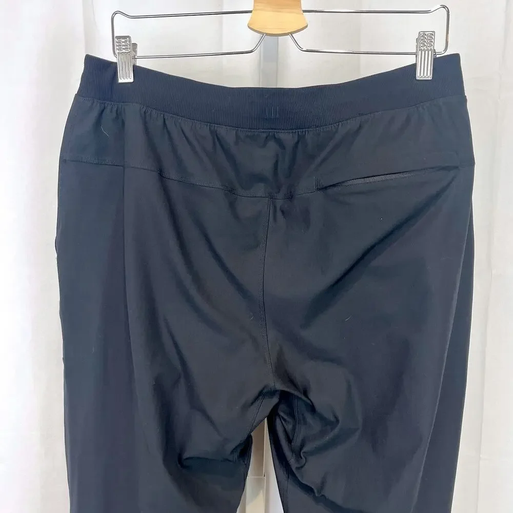 LULULEMON ABC Jogger Pants M5AMZS Warpstreme Pull On Pockets Black Size L - Picture 5 of 8